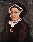 HOLBEIN, Hans the Younger Portrait of Lady Margaret Butts sg oil painting